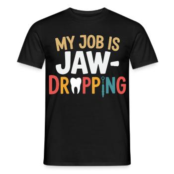 Design von Werkzeugen für Dentallabortechniker - Männer T-Shirt - Schwarz - Vorne - AI Model Male 178 light (178cm)