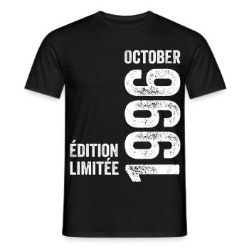 Legends October 1996 Vintage October 1996 Retro - Men's T-Shirt - black - Front - AI Model Male 178 light (178cm)