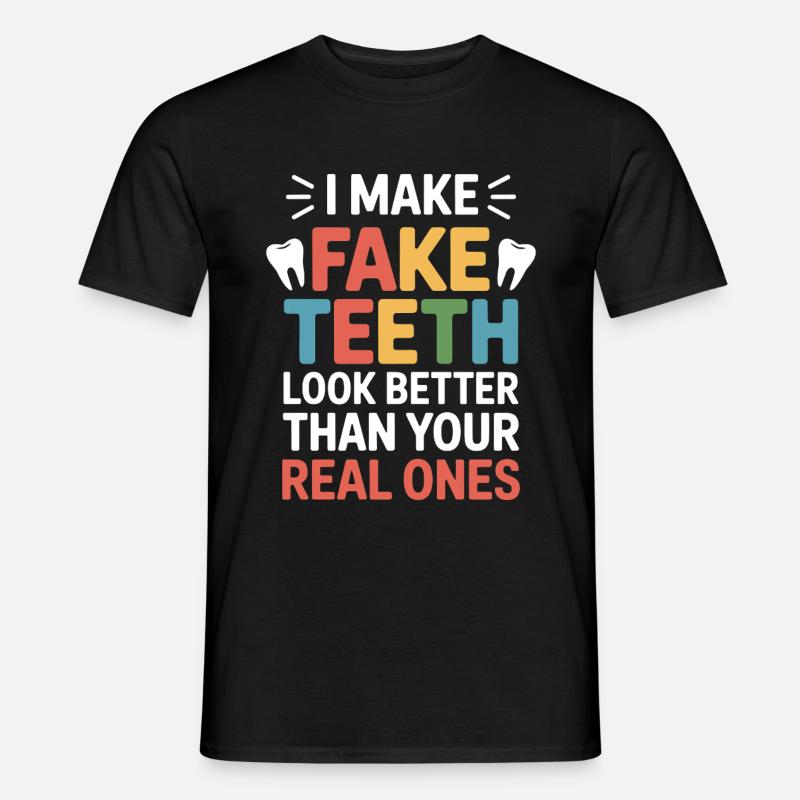 Dental Technician Precision Work  - Men's T-shirt - black