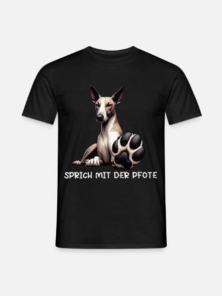 Talk to the paw Podenco Podenco lover - Men's T-Shirt - black