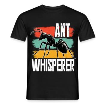 Ameisenzucht Ameisenzüchter Ant Whisperer - Männer T-Shirt - Schwarz - Vorne - AI Model Male 178 light (178cm)