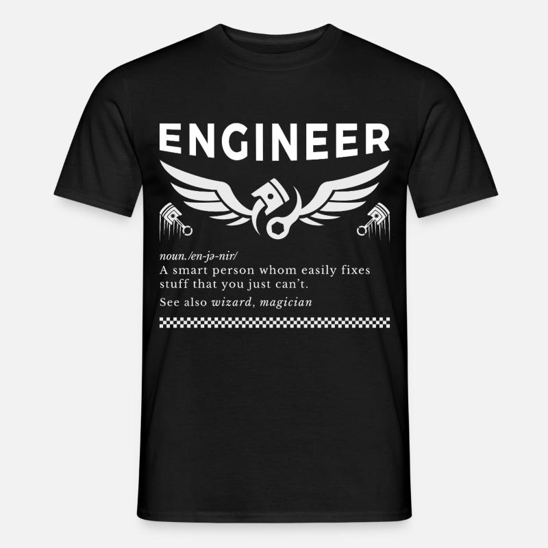 ENGINEER – The Definition Tee - Men’s T-shirt - black