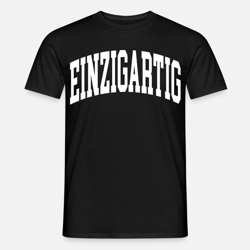 Einzigartig - Männer T-Shirt - Schwarz
