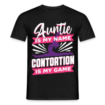 Contorsionniste Contorsion - T-shirt homme - noir - Devant - AI Model Male 178 light (178cm)