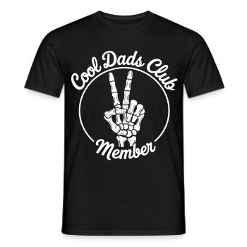 Cool papa squelette à la main - T-shirt homme - noir - Devant - AI Model Male 178 light (178cm)