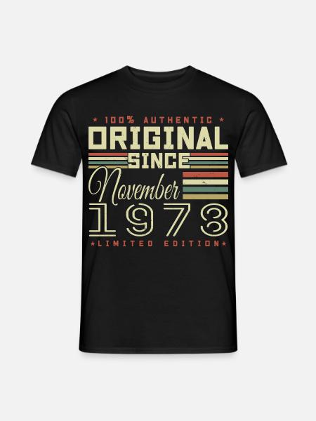 Birthday Gift November 1978 - Men's T-Shirt - black