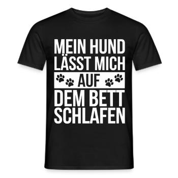 Hund Hundebesitzer Hundehalter Hundeliebhaber - Männer T-Shirt - Schwarz - Vorne - AI Model Male 178 light (178cm)