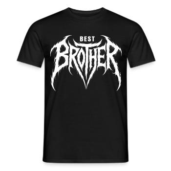 Meilleur Frère, Idéal Cadeau Idée Anniversaire - T-shirt homme - noir - Devant - AI Model Male 178 light (178cm)