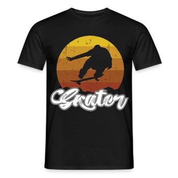 Patineur - T-shirt homme - noir - Devant - AI Model Male 178 light (178cm)