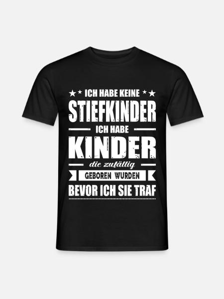 Stiefvater Geschenk Bonus Papa Stiefelmutter - Männer T-Shirt - Schwarz