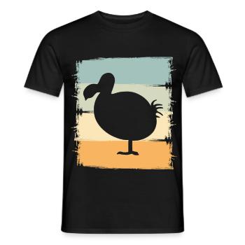 dodo - Men's T-Shirt - black - Front - AI Model Male 178 light (178cm)