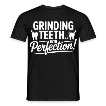 Zähneknirschen in Perfektion Dental Lab Tech - Männer T-Shirt - Schwarz - Vorne - AI Model Male 178 light (178cm)