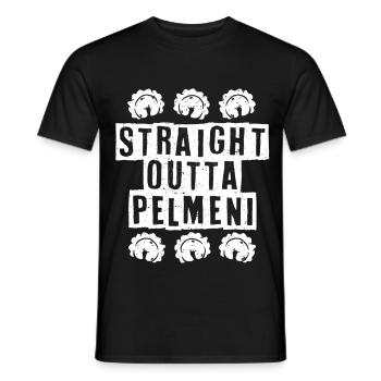 Pelmeni Pelmenis - Men's T-Shirt - black - Front - AI Model Male 178 light (178cm)