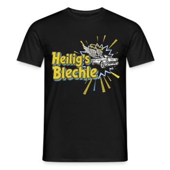 Heiligs Bleche Auto Heiligenschein - Männer T-Shirt - Schwarz - Vorne - AI Model Male 178 light (178cm)