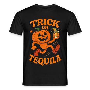Trick Or Tequila Halloween Costume Fun - T-shirt homme - noir - Devant - AI Model Male 178 light (178cm)