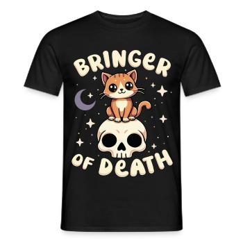 Bringer of Death - Men's T-Shirt - black - Front - AI Model Male 178 light (178cm)