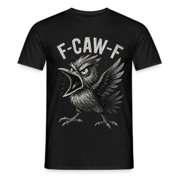 Crash Raven Call F-CAW-F - T-shirt homme - noir - Devant - AI Model Male 178 light (178cm)