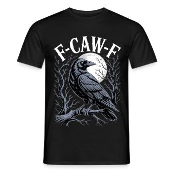 Rabenmond Gothic Emblem - Männer T-Shirt - Schwarz - Vorne - AI Model Male 178 light (178cm)