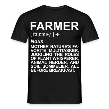 Définitions de Bauer - T-shirt homme - noir - Devant - AI Model Male 178 light (178cm)