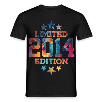 LIMITED EDITION 2014 12TH BIRTHDAY - Men's T-Shirt - black - Front - AI Model Male 178 light (178cm)