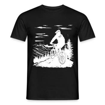 Vtt - T-shirt homme - noir - Devant - AI Model Male 178 light (178cm)