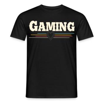 Gioco - T-shirt uomo - nero - Fronte - AI Model Male 178 light (178cm)