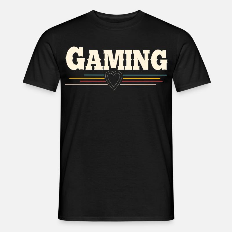 Gaming - Männer T-Shirt - Schwarz