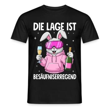 La situation est l’ivresse - T-shirt homme - noir - Devant - AI Model Male 178 light (178cm)