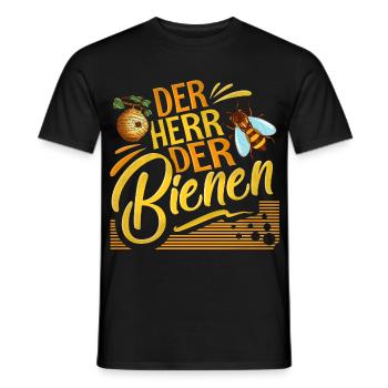 Imker - Männer T-Shirt - Schwarz - Vorne - AI Model Male 178 light (178cm)
