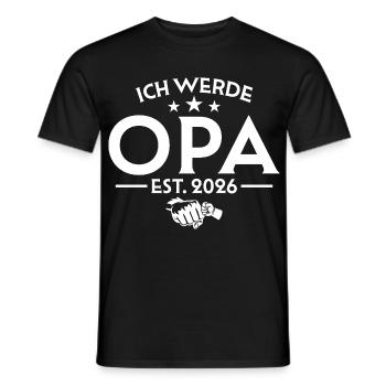I'm going to be a grandpa 2026 - Pregnancy announcement - Men's T-Shirt - black - Front - AI Model Male 178 light (178cm)