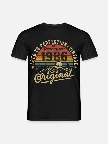 Legenden wurden im Dezember 1986 - Männer T-Shirt - Schwarz