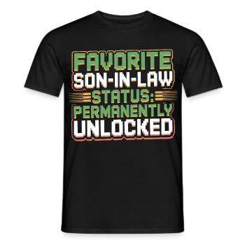 Schwiegermutter Retro Lustiger Schwiegervater - Männer T-Shirt - Schwarz - Vorne - AI Model Male 178 light (178cm)