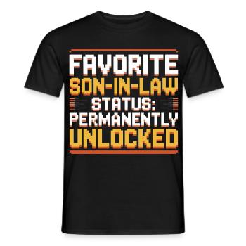 Schwiegermutter Retro Lustiger Schwiegervater - Männer T-Shirt - Schwarz - Vorne - AI Model Male 178 light (178cm)