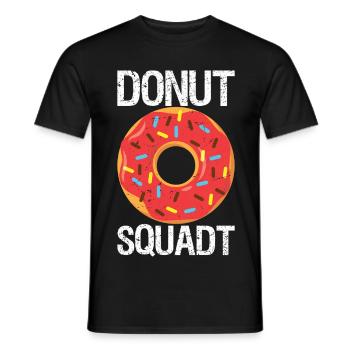 Donut Squad Mignon Donut Saupoudrer Lover Anniversaire - T-shirt homme - noir - Devant - AI Model Male 178 light (178cm)