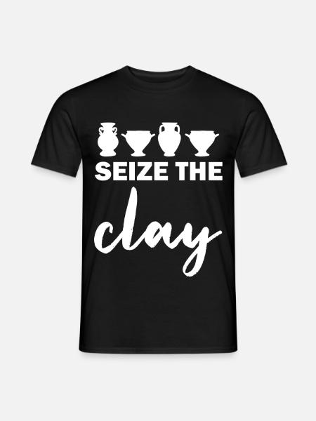 Seize The Day Trophäen Silhouette - Männer T-Shirt - Schwarz