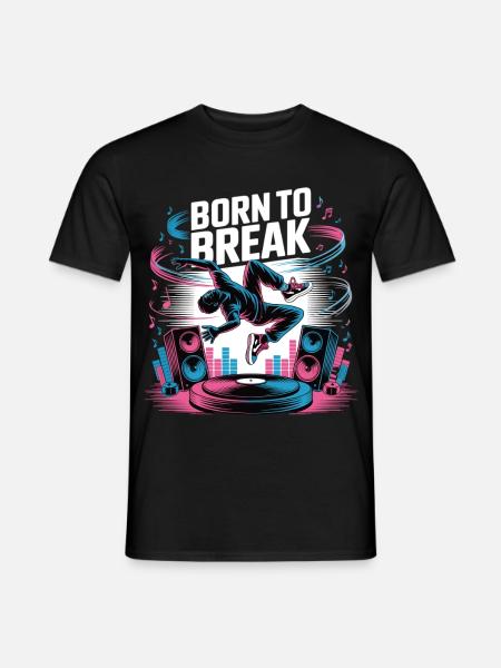 Streetdance Beat – Urban DJ Music Design - T-shirt homme - noir