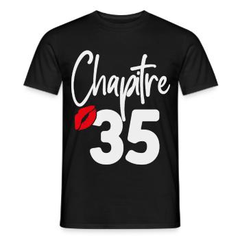 Kapitel 35 Geburtstagsgeschenk Frau 35 Jahre alt - Männer T-Shirt - Schwarz - Vorne - AI Model Male 178 light (178cm)