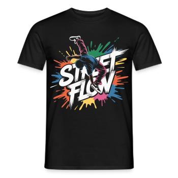 Streetdance Beat – Urban DJ Music Design - T-shirt homme - noir - Devant - AI Model Male 178 light (178cm)