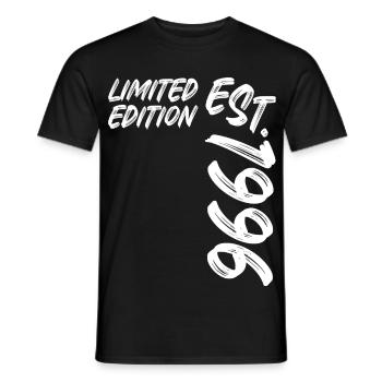 Édition limitée Est. 1996 - T-shirt homme - noir - Devant - AI Model Male 178 light (178cm)