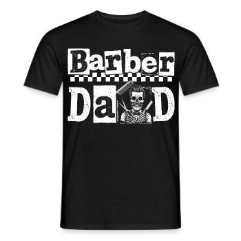 Vintage Barber Papa Barbier Friseur - Männer T-Shirt - Schwarz - Vorne - AI Model Male 178 light (178cm)
