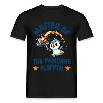 Cadeau de cuisson de pâte à gaufres pour les gourmets - T-shirt homme - noir - Devant - AI Model Male 178 light (178cm)
