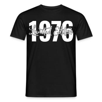 Edition limitée 1976 - T-shirt homme - noir - Devant - AI Model Male 178 light (178cm)