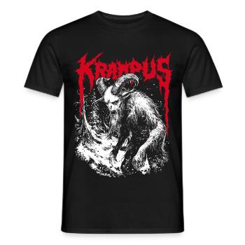 KRAMPERL NIKOLAUS KRAMPUSTAG PERCHTEN KRAMPUS - Männer T-Shirt - Schwarz - Vorne - AI Model Male 178 light (178cm)
