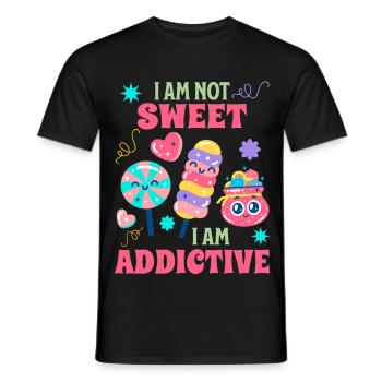 Candy Lover Gift - Men's T-Shirt - black - Front - AI Model Male 178 light (178cm)