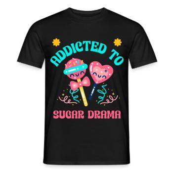 Candy Lover Fashion Sugar Junkie Vibes - Men's T-Shirt - black - Front - AI Model Male 178 light (178cm)
