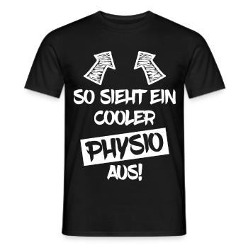 Physiothérapeute Cool Physiothérapeute Drôle de dicton - T-shirt homme - noir - Devant - AI Model Male 178 light (178cm)