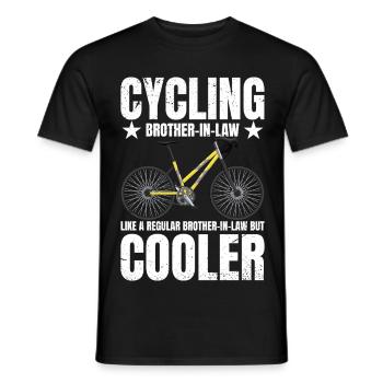 Cycling Brother-in-law Bike Rider Cyclist Brother - Männer T-Shirt - Schwarz - Vorne - AI Model Male 178 light (178cm)