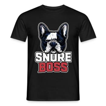 Lustiges Hundemotiv für Frenchie Fans - Männer T-Shirt - Schwarz - Vorne - AI Model Male 178 light (178cm)