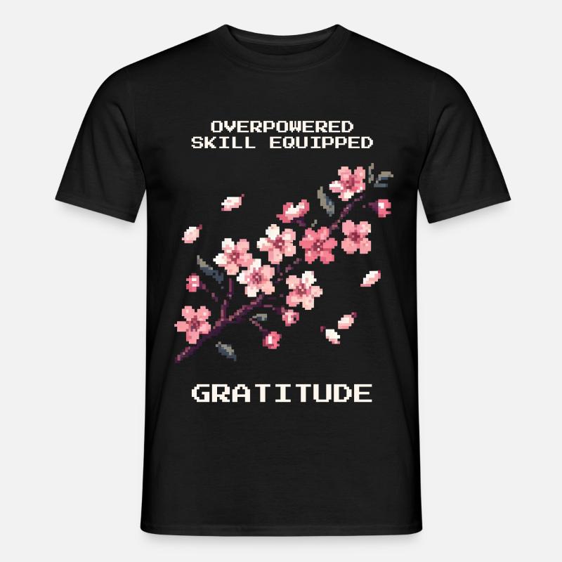 OP-Skill ausgerüstet: Dankbarkeit | Mindset, Zen - Männer T-Shirt - Schwarz