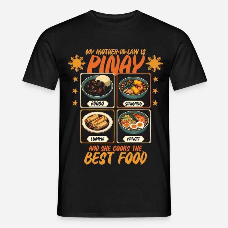 Pinay Schwiegermutter Philippinisch - Männer T-Shirt - Schwarz